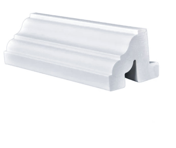 2-Zoll-Dekorahmen für Plantagenjalousien aus massivem PVC, Fensterläden und Türen